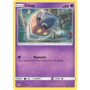 Inkay 50/131 Pokemon TCG Sun & Moon Forbidden Light