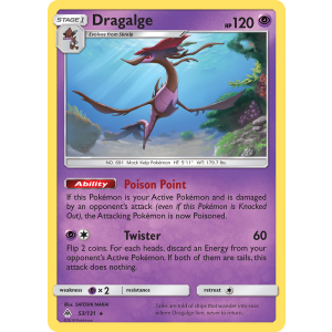 Dragalge 53/131 Pokemon TCG Sun & Moon Forbidden Light