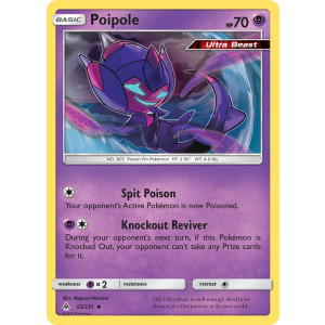 Poipole 55/131 Pokemon TCG Sun & Moon Forbidden Light