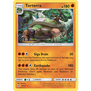 Torterra 58/131 Pokemon TCG Sun & Moon Forbidden Light