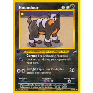 Houndour 43/105 Pokemon TCG Neo Neo Destiny