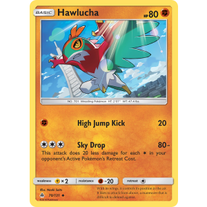 Hawlucha 70/131 Pokemon TCG Sun & Moon Forbidden Light