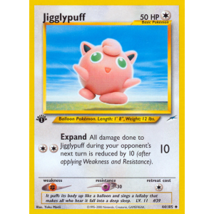 Jigglypuff 44/105 Pokemon TCG Neo Neo Destiny