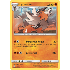 Lycanroc 76/131 Pokemon TCG Sun & Moon Forbidden Light