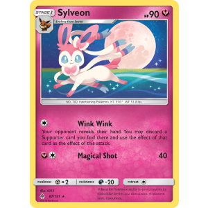 Sylveon 87/131 Pokemon TCG Sun & Moon Forbidden Light