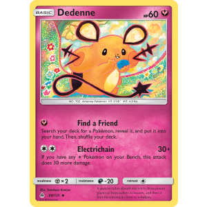 Dedenne 88/131 Pokemon TCG Sun & Moon Forbidden Light