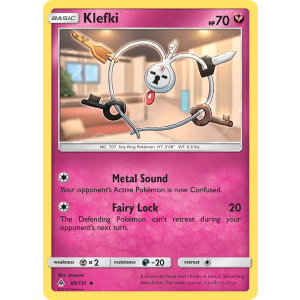 Klefki 89/131 Pokemon TCG Sun & Moon Forbidden Light