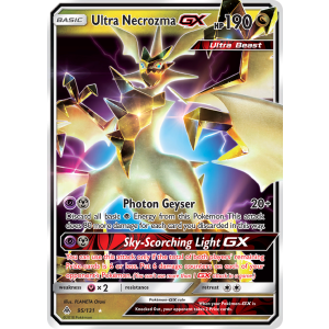 Rare Holo GX Ultra Necrozma-GX 95/131 Pokemon TCG Sun & Moon Forbidden Light