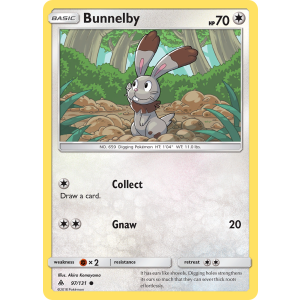 Bunnelby 97/131 Pokemon TCG Sun & Moon Forbidden Light