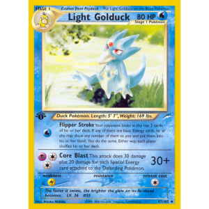 Light Golduck 47/105 Pokemon TCG Neo Neo Destiny