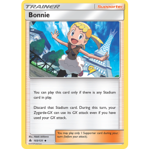 Bonnie 103/131 Pokemon TCG Sun & Moon Forbidden Light