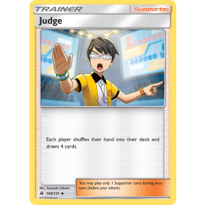 Judge 108/131 Pokemon TCG Sun & Moon Forbidden Light