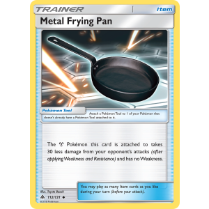 Metal Frying Pan 112/131 Pokemon TCG Sun & Moon Forbidden Light