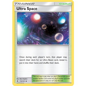 Ultra Space 115/131 Pokemon TCG Sun & Moon Forbidden Light