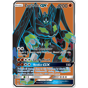 Rare Ultra Zygarde-GX 123/131 Pokemon TCG Sun & Moon Forbidden Light