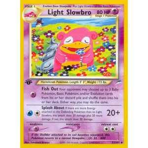 Light Slowbro 51/105 Pokemon TCG Neo Neo Destiny