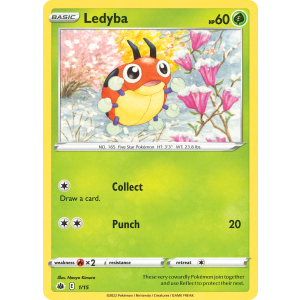  Ledyba 1/15 Pokemon TCG Other McDonald's Collection 2022