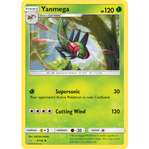 Yanmega 3/156 Pokemon TCG Sun & Moon Ultra Prism