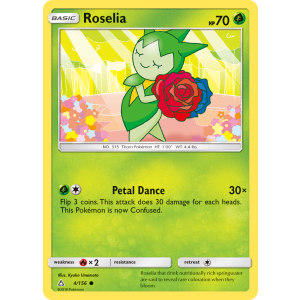 Roselia 4/156 Pokemon TCG Sun & Moon Ultra Prism