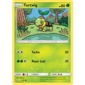 Turtwig 7/156 Pokemon TCG Sun & Moon Ultra Prism