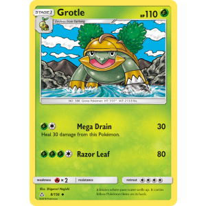 Grotle 8/156 Pokemon TCG Sun & Moon Ultra Prism