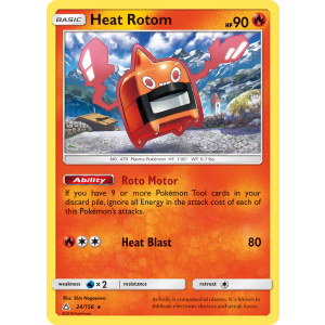 Heat Rotom 24/156 Pokemon TCG Sun & Moon Ultra Prism