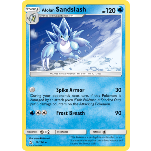 Alolan Sandslash 29/156 Pokemon TCG Sun & Moon Ultra Prism