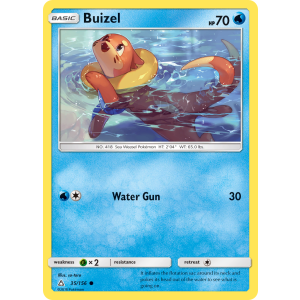 Buizel 35/156 Pokemon TCG Sun & Moon Ultra Prism