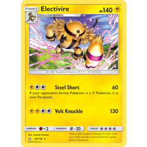 Electivire 44/156 Pokemon TCG Sun & Moon Ultra Prism