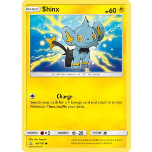 Shinx 46/156 Pokemon TCG Sun & Moon Ultra Prism