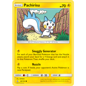 Pachirisu 49/156 Pokemon TCG Sun & Moon Ultra Prism