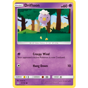 Drifloon 51/156 Pokemon TCG Sun & Moon Ultra Prism