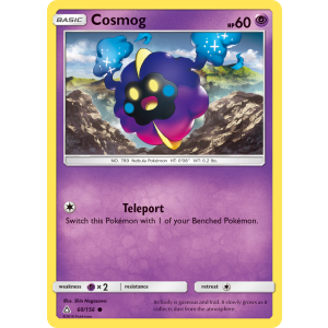 Cosmog 60/156 Pokemon TCG Sun & Moon Ultra Prism