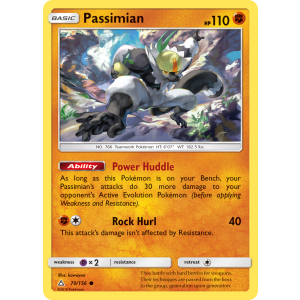 Passimian 70/156 Pokemon TCG Sun & Moon Ultra Prism