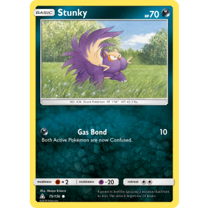 Stunky 75/156 Pokemon TCG Sun & Moon Ultra Prism