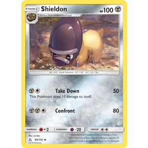 Shieldon 84/156 Pokemon TCG Sun & Moon Ultra Prism