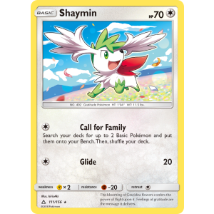 Shaymin 111/156 Pokemon TCG Sun & Moon Ultra Prism