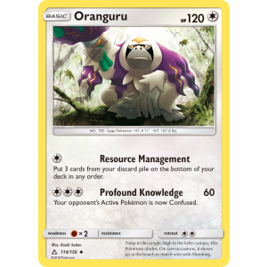 Oranguru 114/156 Pokemon TCG Sun & Moon Ultra Prism