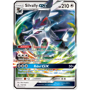 Rare Holo GX Silvally-GX 116/156 Pokemon TCG Sun & Moon Ultra Prism