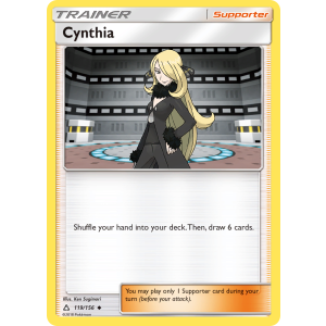 Cynthia 119/156 Pokemon TCG Sun & Moon Ultra Prism