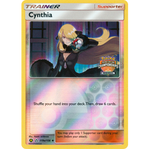 Cynthia 119a/156 Pokemon TCG Sun & Moon Ultra Prism