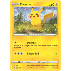  Pikachu 7/15 Pokemon TCG Other McDonald's Collection 2022