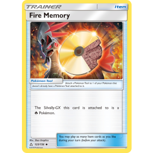 Fire Memory 123/156 Pokemon TCG Sun & Moon Ultra Prism