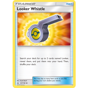 Looker Whistle 127/156 Pokemon TCG Sun & Moon Ultra Prism