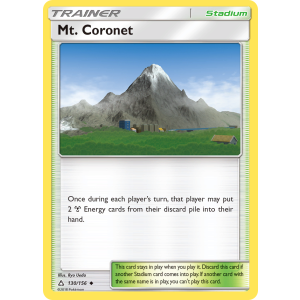 Mt. Coronet 130/156 Pokemon TCG Sun & Moon Ultra Prism