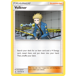 Volkner 135/156 Pokemon TCG Sun & Moon Ultra Prism