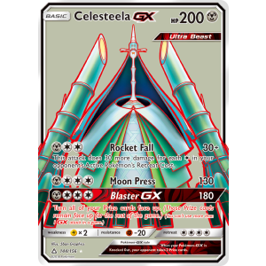 Rare Ultra Celesteela-GX 144/156 Pokemon TCG Sun & Moon Ultra Prism