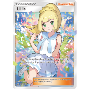 Rare Ultra Lillie 151/156 Pokemon TCG Sun & Moon Ultra Prism