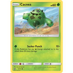 Cacnea 5/111 Pokemon TCG Sun & Moon Crimson Invasion