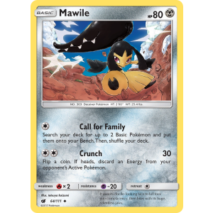 Mawile 64/111 Pokemon TCG Sun & Moon Crimson Invasion